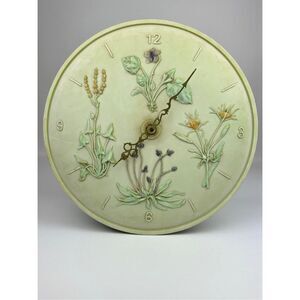 Wild Thyme Home Decor Wall Clock 14.25in W- Working
